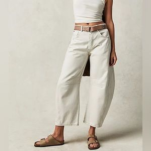 We The Free Good Luck Mid-rise Barrel Jeans